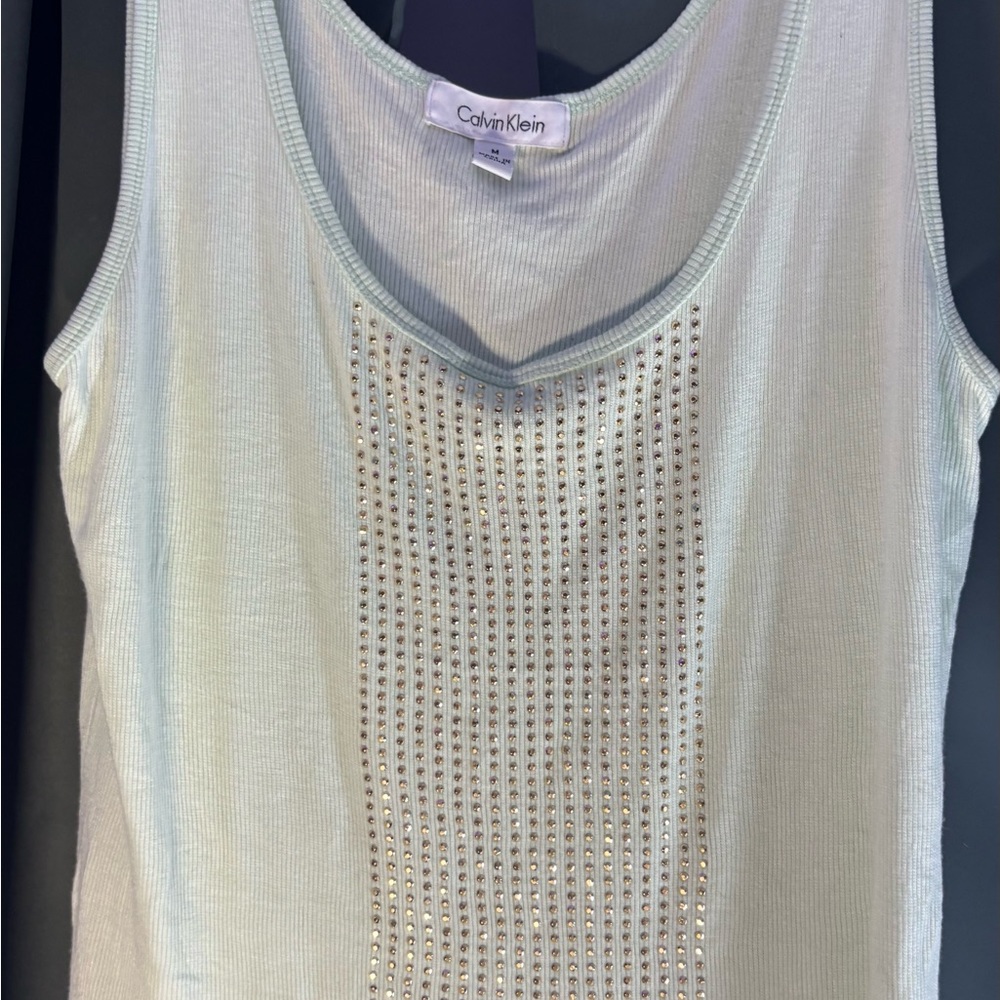 Calvin Klein Women's White Tank Top